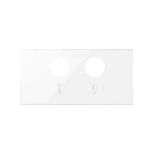 Capac pentru prize inductive R-TV+SAT alb strălucitor Simon 100 cu referința 10000053-130 de la marca SIMON
