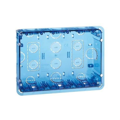 Cutie încastrată pentru 3 elemente duble Simon 500 Cima cu referința 51020103-039 de la marca SIMON