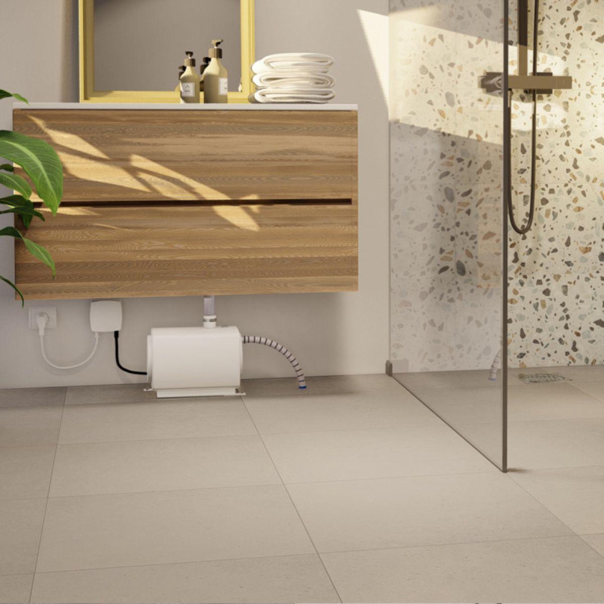 Pompă de apă aspirantă cu sifon pentru duș SFA Sanifloor+ 1 cu referința HIFLOOR1 de la marca SFA SANITRIT