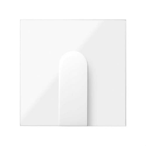 Wide Cable Outlet Cover Glossy White Simon 100 with reference 10002051-130 from the brand SIMON