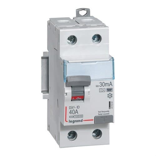 Diferențial DX3 2P 40A 30mA Clasa HPI cu referința 411591 de la marca LEGRAND
