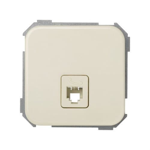 Priză telefonică cu 4 contacte RJ11 fildeș Simon 31 cu referința 31480-31 de la marca SIMON