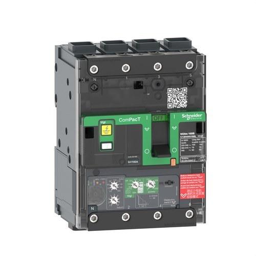 Întrerupător automat ComPacT NSXm100E 16kA AC 4P 100A Micrologic 4.1 ELINK cu referința C11E44V100L de la marca SCHNEIDER ELECTRIC