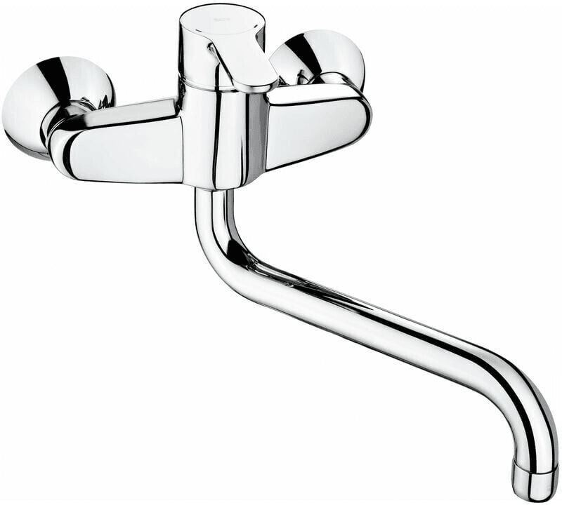 Wall-mounted kitchen tap with swivel spout Roca L20 with reference A5A7609C00 from the brand ROCA