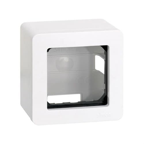 Cutie de suprafață pentru 1 element alb Simon 27 cu referința 27811-35 de la marca SIMON