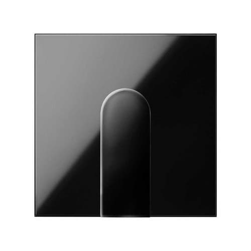 Capac pentru ieșirea cablurilor lat negru lucios Simon 100 cu referința 10002051-138 de la marca SIMON