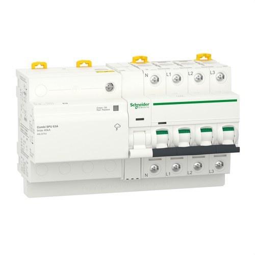 Limitator de supratensiuni tranzitorii și permanente IGA Acti9 Combi SPU 3P+N 63A cu referința A9L20763 de la marca SCHNEIDER ELECTRIC